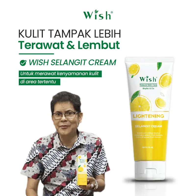 WISH Selangit - Perawatan Ketiak Selangkangan & Lipatan Gelap Mencerahkan Memudarkan Lipatan Hitam Melembutkan Kulit Lipatan Selangkangan Ketika BPOM Vitamin Perawatan 0