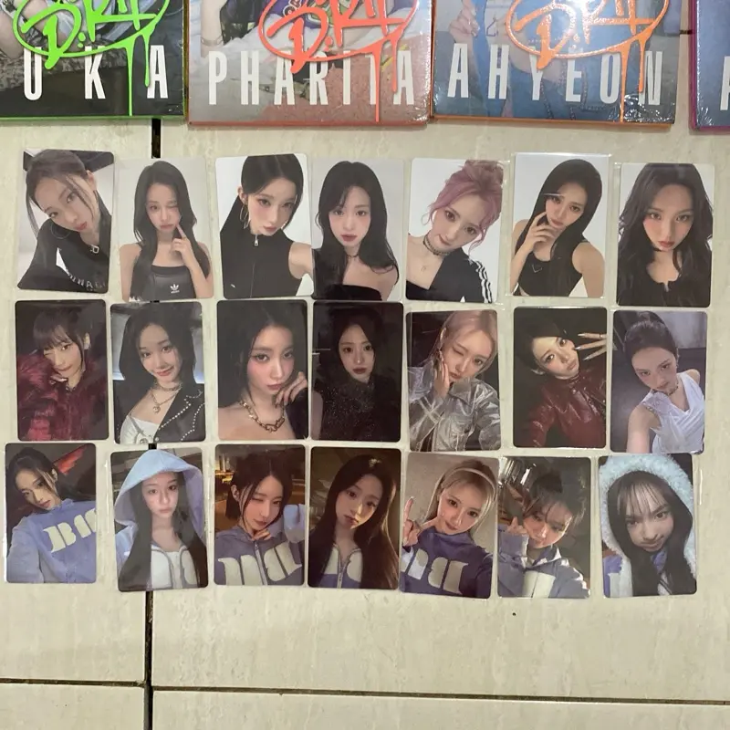 Photocard babymonster lucky draw anniversary spring event off 4
