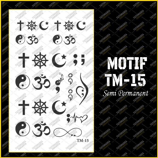 Tatomaniagaleri-Tato Motif TM / Tato temporer seri Tato Mini / Tato semi permanent 5