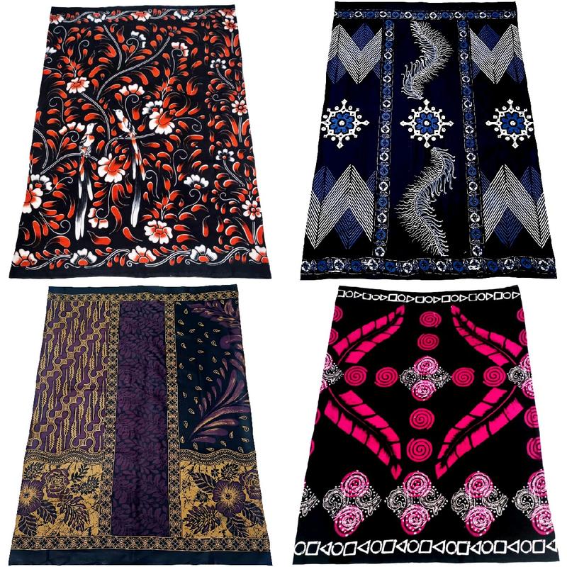 Sarung Batik Wanita Rayon Goyor Premium Sarung Santri Sudah Di Jahit Sarung Batik Pekalongan Motif Keren Nyaman di pakai Muslim 0