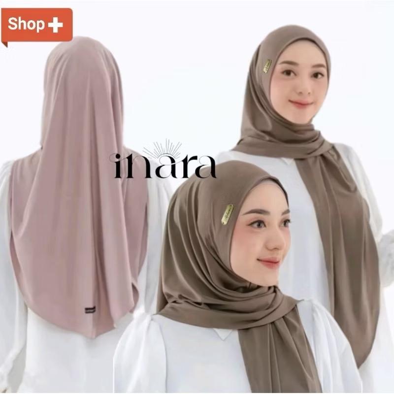 Product Introduction of HIJAB SEGITIGA INSTAN JERSEY LABEL AKRILIK Nyaman Lembut Cantik 5