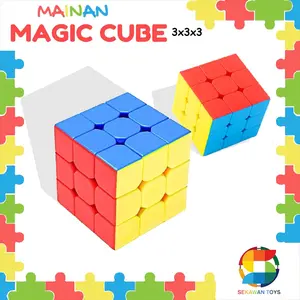 Mainan Anak Edukasi Rubik 3x3x3 / Permainan Pengasah Logika For Kids 666