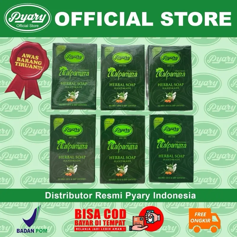 [OFFICIAL STORE] Bundling 6pcs Sabun Pyary Nalpamara