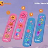 Gambar Alat Makan Custom Print Design Nama / Cetak Souvenir Peralatan Makan - Biru dari Snapy Kota Administrasi Jakarta Selatan 3 Tokopedia