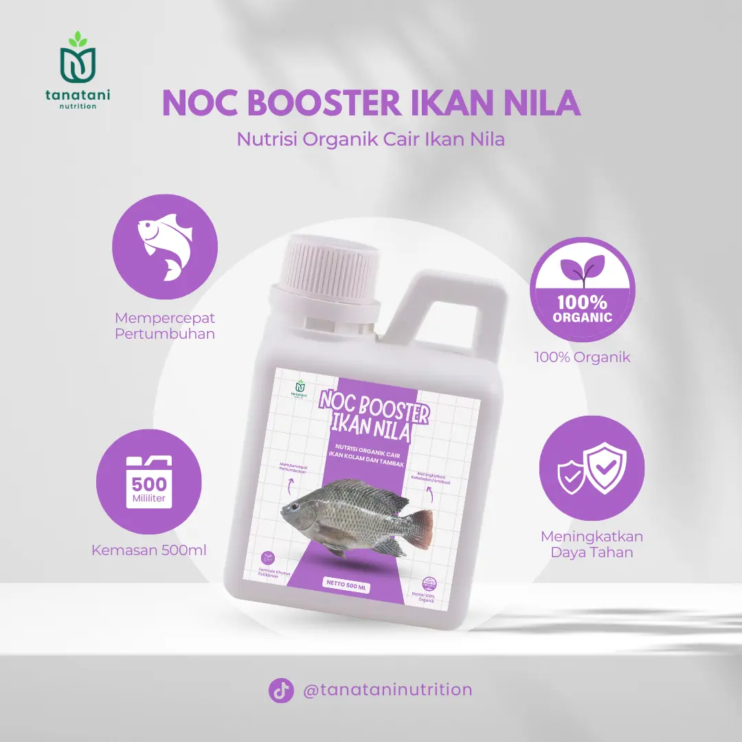NOC BOOSTER NILA 500ML - Nutrisi Organik Cair Nila
