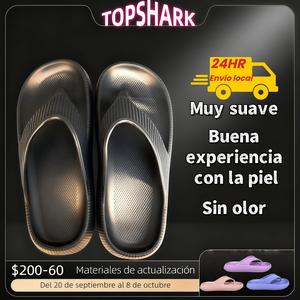 TOPSHARK Chanclas modernas para mujer, hechas de EVA. Antiolores y antideslizantes. Nuevo estilo. Aptas para interior y exterior.