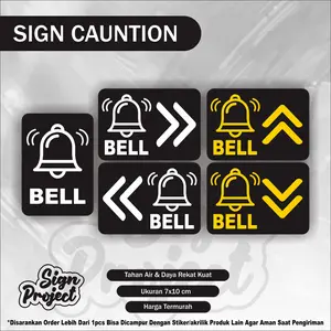BELL RUMAH STIKER VINYL PENUNJUK ARAH POSISI BELL STIKER BELL | STIKER BEL RUMAH Sticker bell rumah / sign sticker bell / stiker bell / bell rumah STIKER BELL RUMAH / KANTOR| STIKER PETUNJUK BELL RUMAH / KANTOR | STIKER VINYL TAHAN AIR