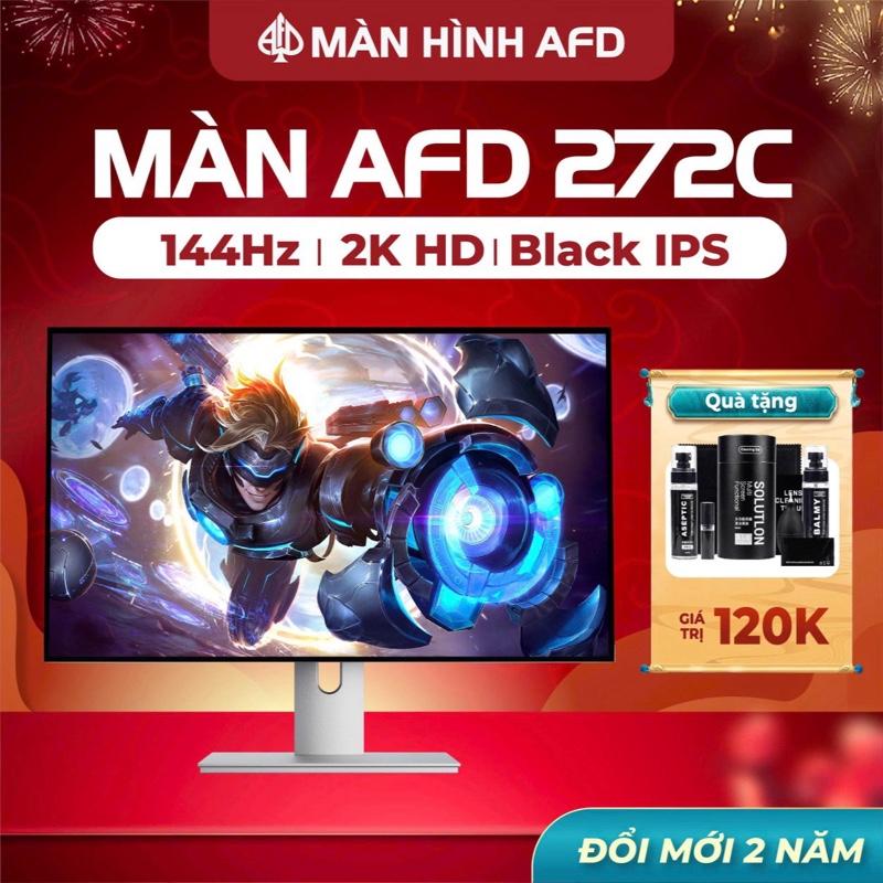   TẶNG BỘ VỆ SINH MÀN  Màn hình gaming AFD 272C 27'' 2K 144hz Black IPS - " Giá đã có Vat " 