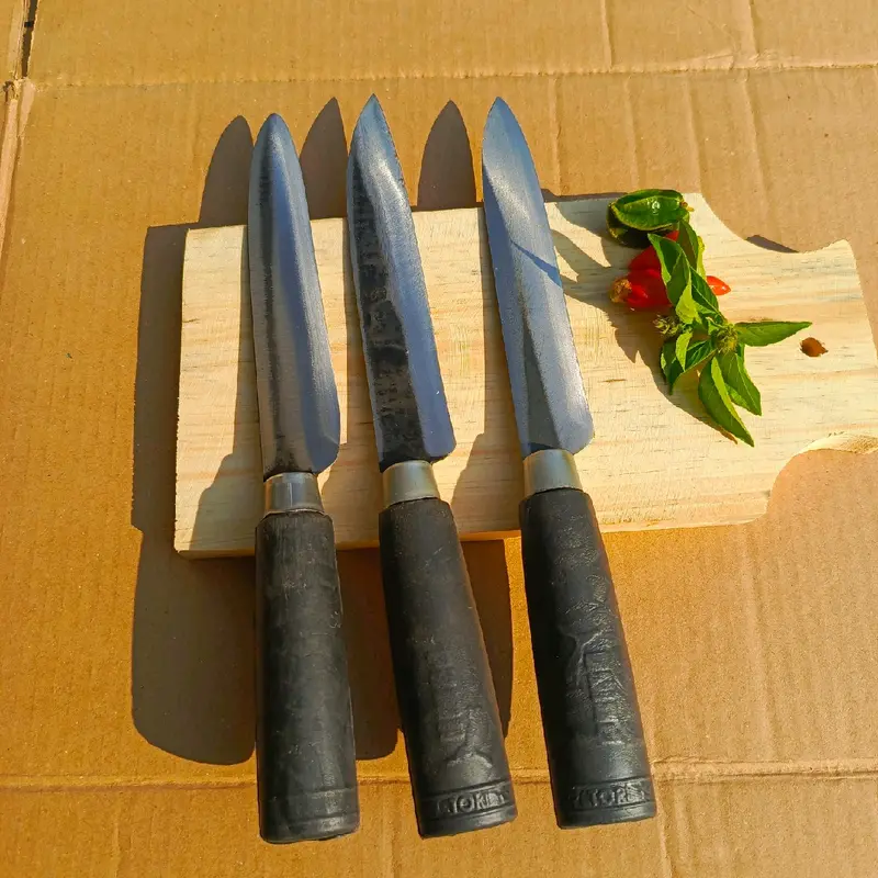 paket hemat 3pcs pisau baja hss pisau potong pisau dapur Kitchenware 0