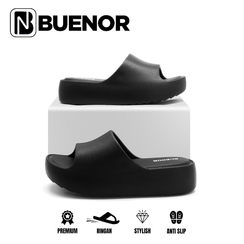 Sandal Slip On Bahan Karet Anti Licin Ringan Korean Style Terbaru 4