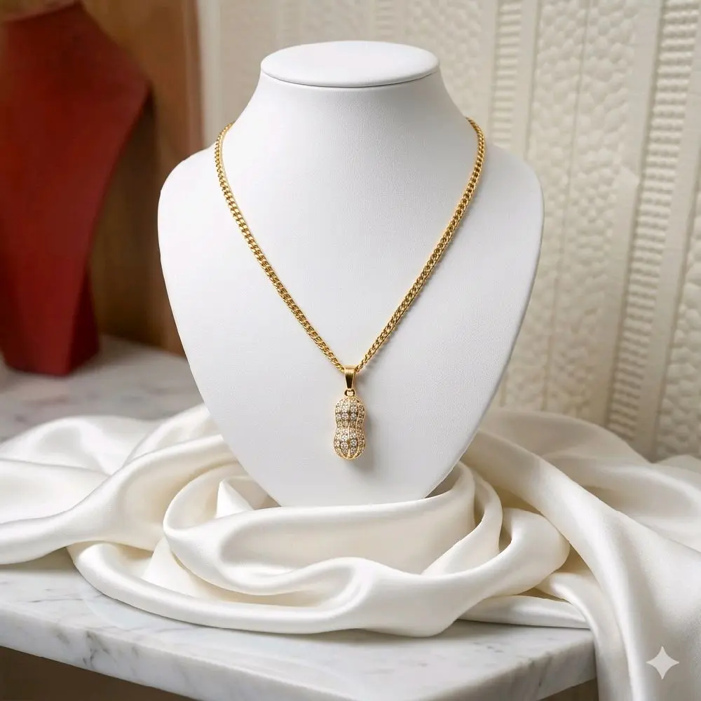 Kalung Kacang Mutiara Asli Lombok - perhiasan wanita cantik mewah elegan || mutiara lombok asli