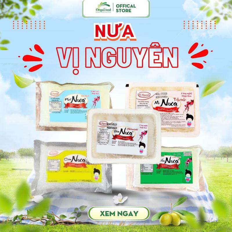 Bún nưa Cơm Mì Phở Miến Nưa 240g Vị Nguyên Ít Calo Keto Healthy Dai Ngon
