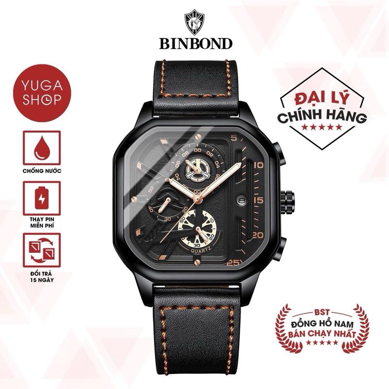 Đồng hồ nam dây da, I1 Binbond dây da 3 máy , chạy pin full 6 kim chính hãng TẶNG FULL BOX HỘP CHÍNH HÃNG, DỤNG CỤ THAY DÂY, PIN ĐỒNG HỒ DỰ PHÒNG ( SỐ LƯỢNG QUÀ TẶNG CÓ HẠN )