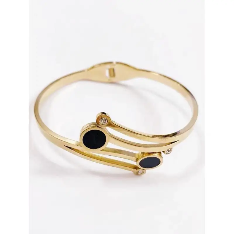 G00 Gelang Titanium Wanita Elegant TERLARIS Anti Karat 3