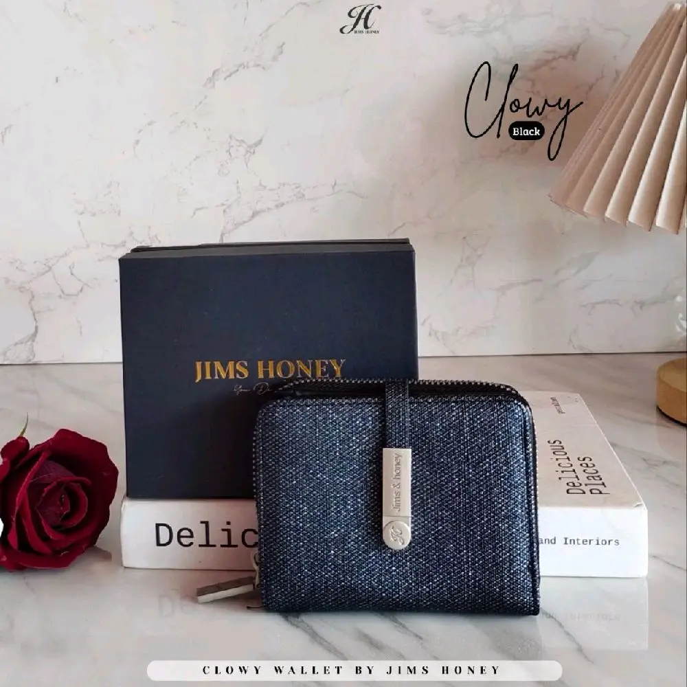CLOWY Dompet Wanita Jimshoney Semarang Kartu Kulit Uang