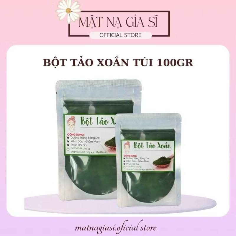 [Gói 100gr] Bột Tảo xoắn nguyên chất Spirulina - Tảo Xoắn Cao Cấp Chuyên Cấy Nano Trong Spa
