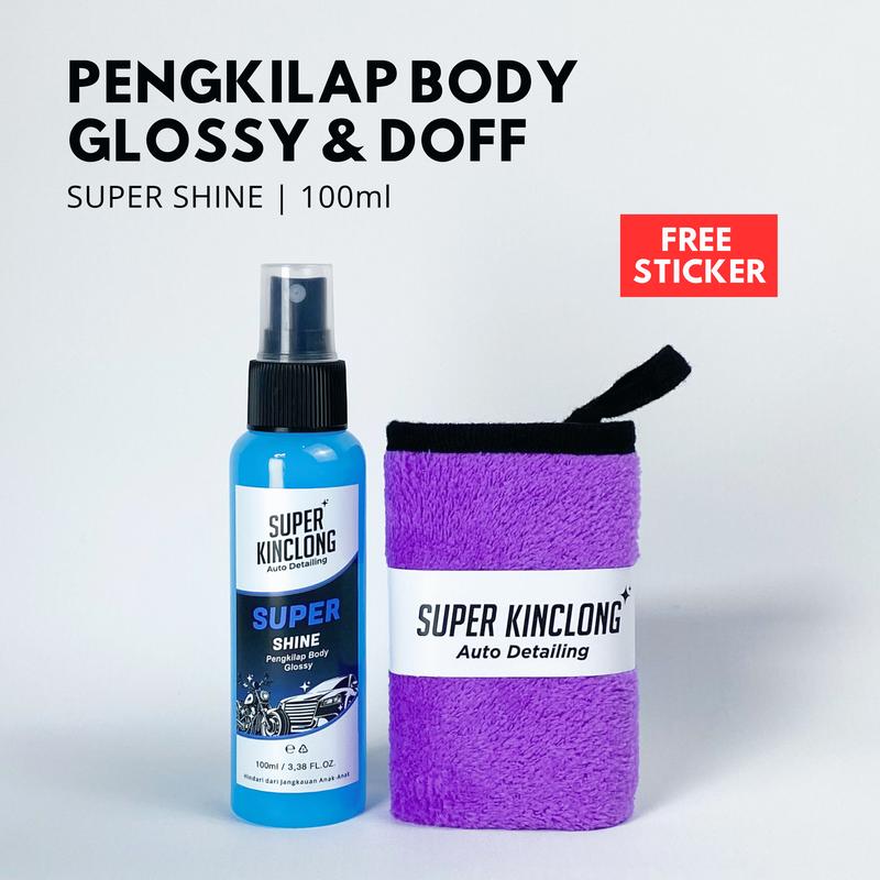 PENGKILAP BODY GLOSSY & DOFF MOTOR & MOBIL FREE LAP MICROFIBER / SUPER ...