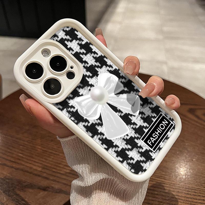 Casing Hp Infinix Smart 6 Infinix Smart 6 Plus Case pola perhiasan pita Kesing HP pelindung silikon ganda Softcase pelindung silikon baru Casing 5