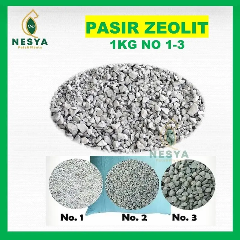 Pasir Kucing Zeolit 1kg Pasir Hamster Anjing Bisa Dicuci 0