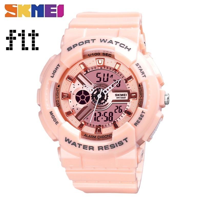 Product Introduction of SKMEI Kids Small Size Sport Watch Analog Digital Small Dial Alarm Watch Dual Display Waterproof Wristwatches Girls Boys Chirldren 1835 1689[No box] 9