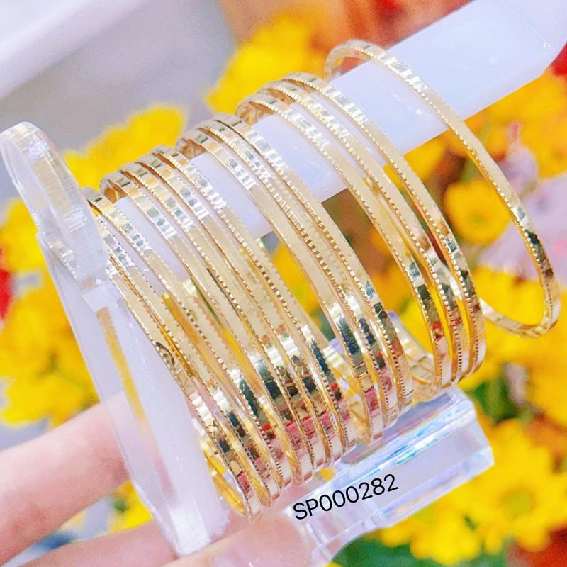 Vòng ximen trơn 2li5 đồng bền khoá lưỡi gà màu miền tây 750 - đồng hội - vàng hội