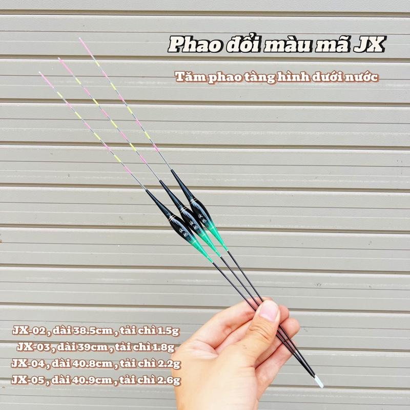  Phao Câu Cá Đổi Màu Tăm Phao Tàng Hình  Phao Ngày Đêm Đổi Màu Mã JX tặng kèm pin 