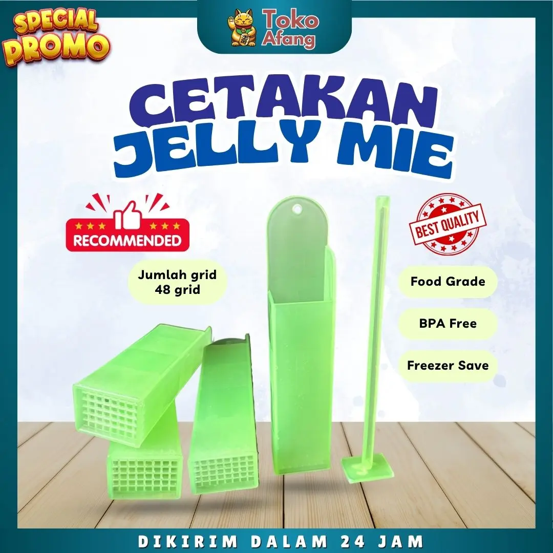 NEW Cetakan Jelly Mie Agar Agar Jelly Mold Cetakan Pembuat Agar Bentuk Tokoroten Alat Pemotong Puding