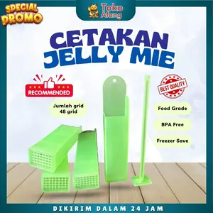 NEW Cetakan Jelly Mie Agar Agar Jelly Mold Cetakan Pembuat Agar Bentuk Tokoroten Alat Pemotong Puding