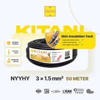 Gambar KITANI - NYYHY 3×1.5 mm² - 50 Meter -  Kabel Listrik Tembaga Serabut dari Kitani Official Store Kota Administrasi Jakarta Barat 1 Tokopedia