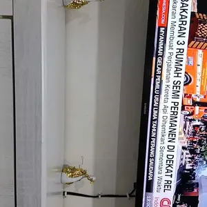 Sepasang Angsa Gold / Silver Flaminggo Hiasan / Interior Emas Dan Perak Pernikahan / Dekorasi Ruang Tamu