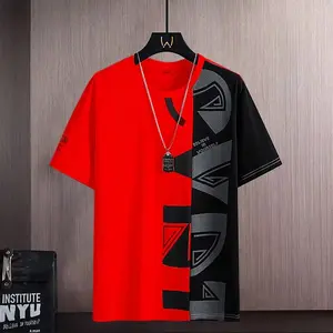 Baju Kaos Kombinasi Cafu Size L-XXL Lengan Pendek Baju Oversize T-Shirt Distro Pria Wanita Kaos Jumbo Sablon Premium Dewasa