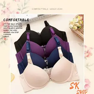 Bra Bush Up Bralette Wanita Sexy Bahan Lace Import Bra Musim Panas BH Summer 2028 Bra-2 Busa Seamless Tipis