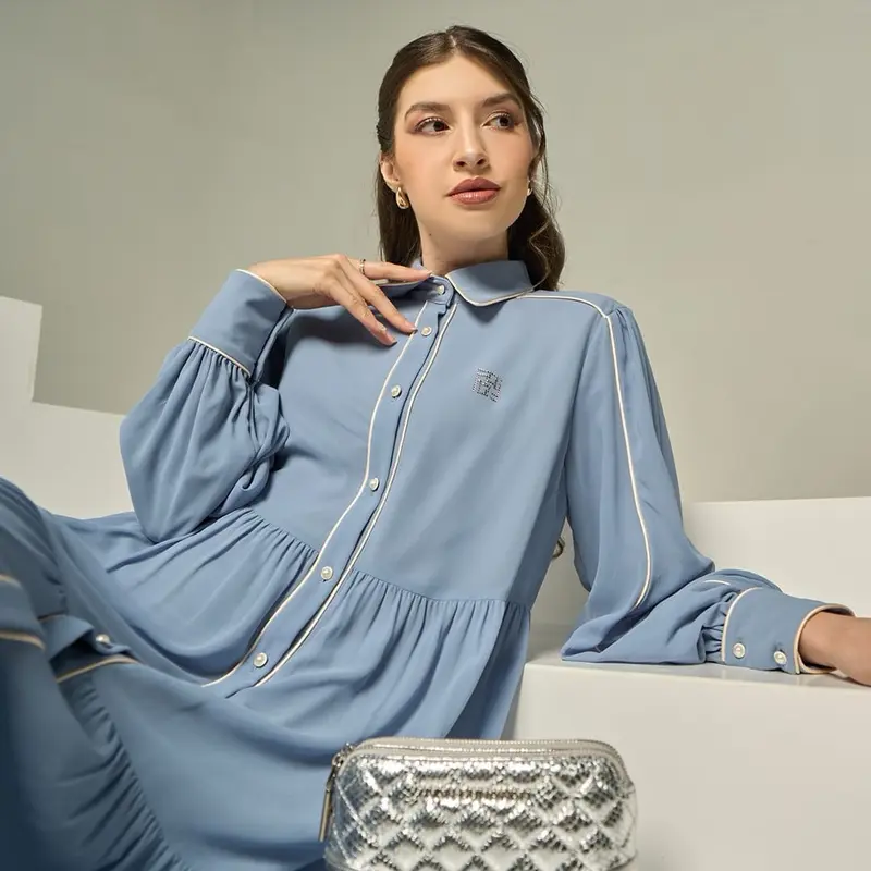 IVAN GUNAWAN PRIVE - ROMANCE DRESS Panjang wanita Chiffon Cantik 2