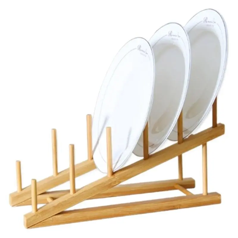 Plate Display Rack Water Cup Display, Storage and Draining Rack Storage Rack Tea Cake and Dinner Plate Rack
