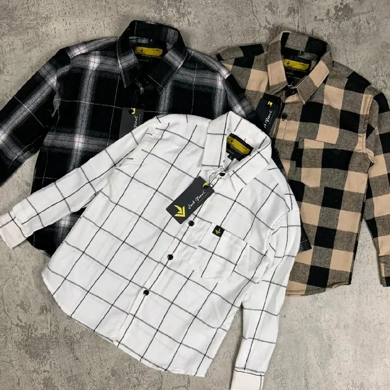 Motif Best seller Atasan kemeja anak bahan katun flanel untuk usia 3-13 Fashion 4