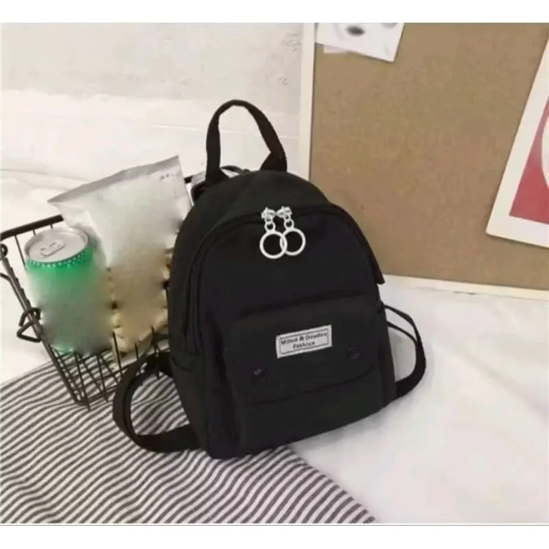 TAS RANSEL SMILE PUNGGUNG WANITA MINI - Tas Sekolah BackPack 4