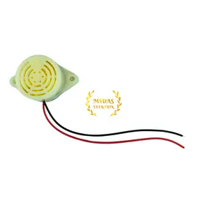 Piezo Buzzer Electronic Sound Ringer Continuous Alarm DC High Decibel Suara Menyambung Elektronik