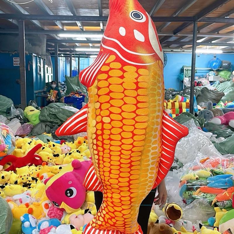 Thú nhồi bông cá chép dài 1m2