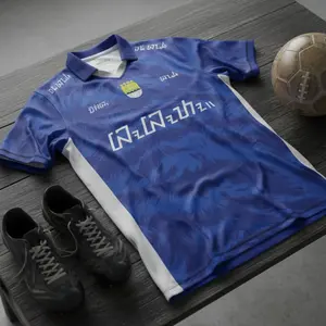 NOTS Jersey Fantasy Design PRSB Bandung Biru & Putih Logo 3D Glow In The Dark