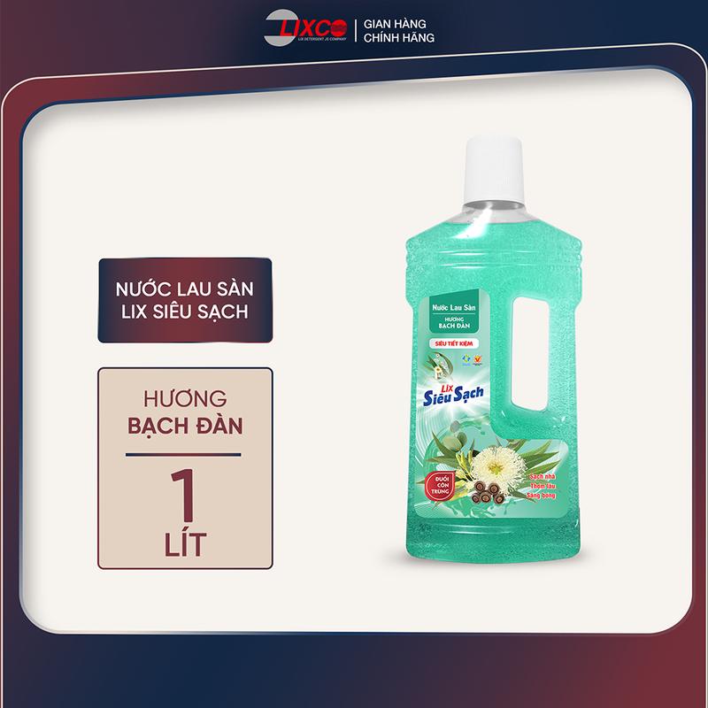 Nước lau sàn siêu sạch hương bạch đàn chai 1L 15601 sạch thơm sáng bóng nhà cửa