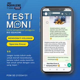 BIO SQUALENE Untuk Menyuburkan Sperma PRIA Pengental seperma Azoospermia Teratozoospermia Isi 30 Softgel 7