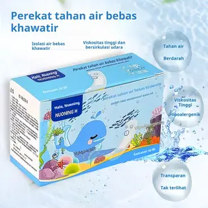 60 perban hemostatik medis transparan, tahan air, dan dapat bernapas