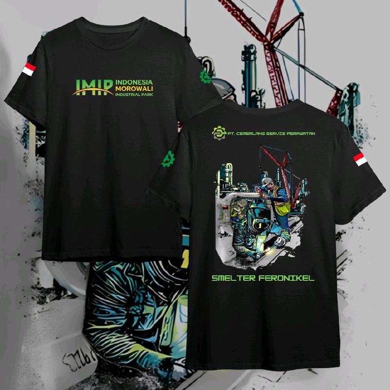 Kaos IMIP Premium Cotton Combed 24s Pria lengan pendek 0