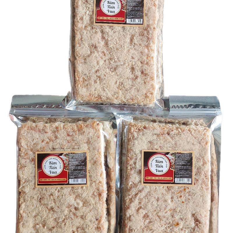 Combo 3 bịch cơm cháy chà bông cao cấp Kim Tiến Vua .
