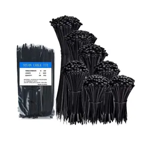 KABEL TIES TALI TIES NYLON HITAM 10CM / 15CM / 20CM TEBAL DAN KUAT SERBAGUNA Isi 100Pcs