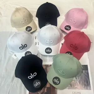 Topi ALO Klasik Katun Full Tag Premium Pria Wanita / ALO Cap Hat Jogging Sport Unisex Outdoor