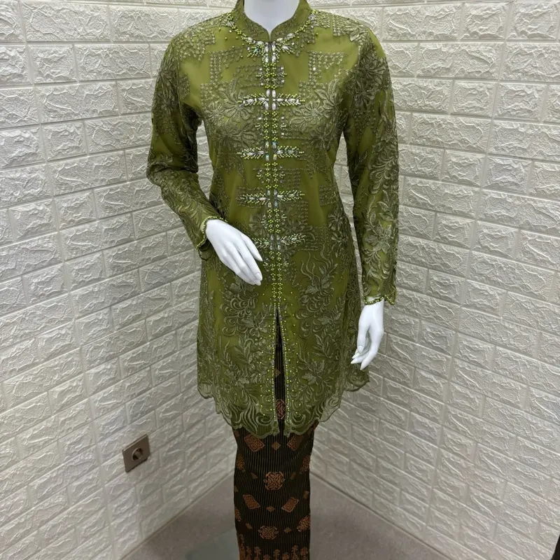Kebaya Mazura 2 bahan tile premium 1