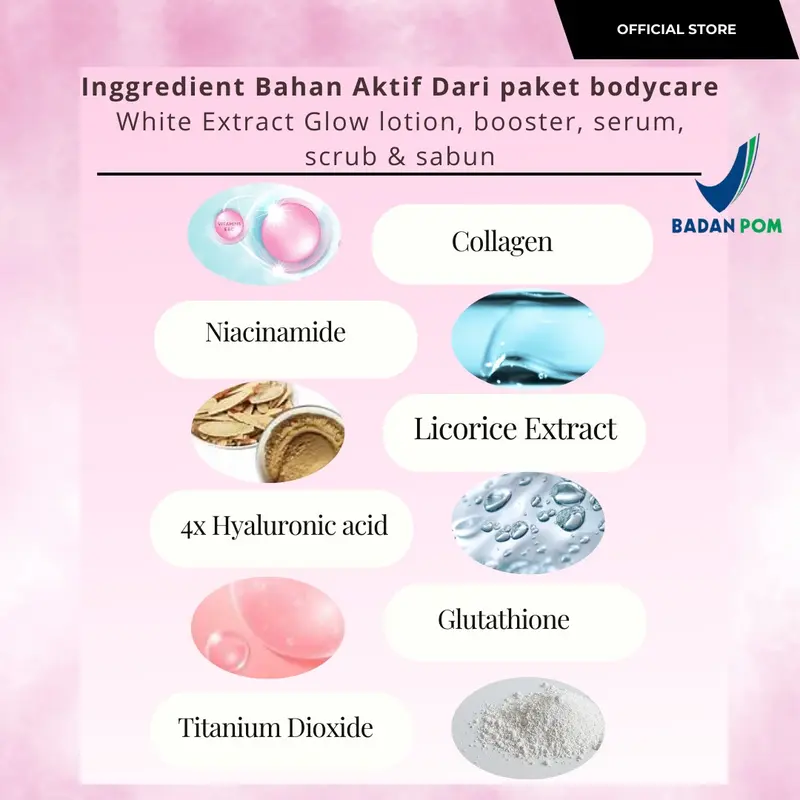 ARTHA LDT+ PAKET WHITE EXTRA GLOW (BADAN LENGKAP BODY SERUM ARTHA LDT) SPECIAL BOOSTER NEW FORMULA Mencerahkan  Perawatan Tubuh Pencerah Soap Lotion [Hand Scrub] 1