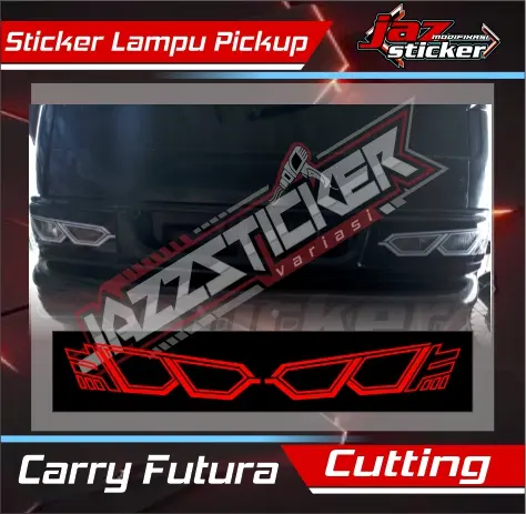 PROMO STICKER LAMPU DEPAN PICKUP / FUTURA / CARRY / STICKER MOBIL PICKUP / STOPLAM / CUTTING VIRAL 2