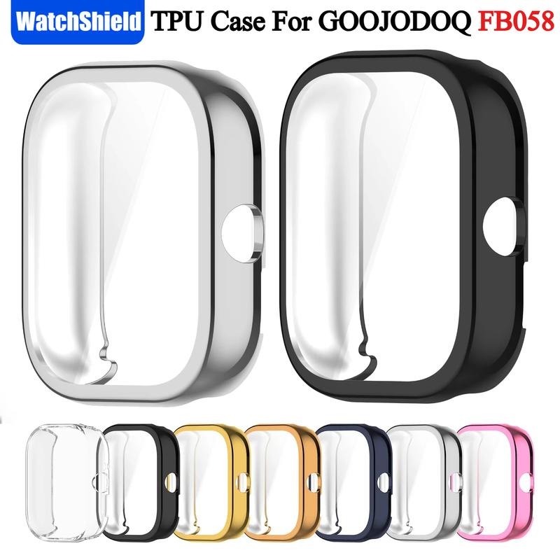 Miếng bảo vệ màn hình TPU và ốp bảo vệ dây đeo đồng hồ thông minh cho GOOJODOQ FB058